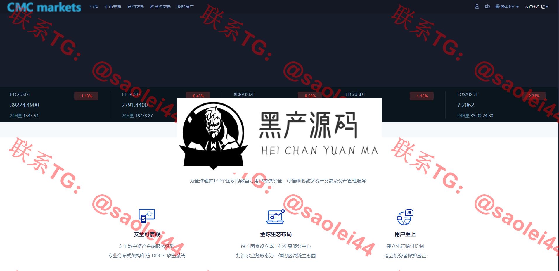 两套区块链交易所源码高端交易所|币币交易|合约交易|法币交易|秒合约|自动行情带详细安装文档（带es开启教程）